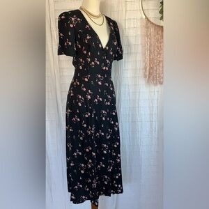 Reformation floral Maxi Dress Sz 2